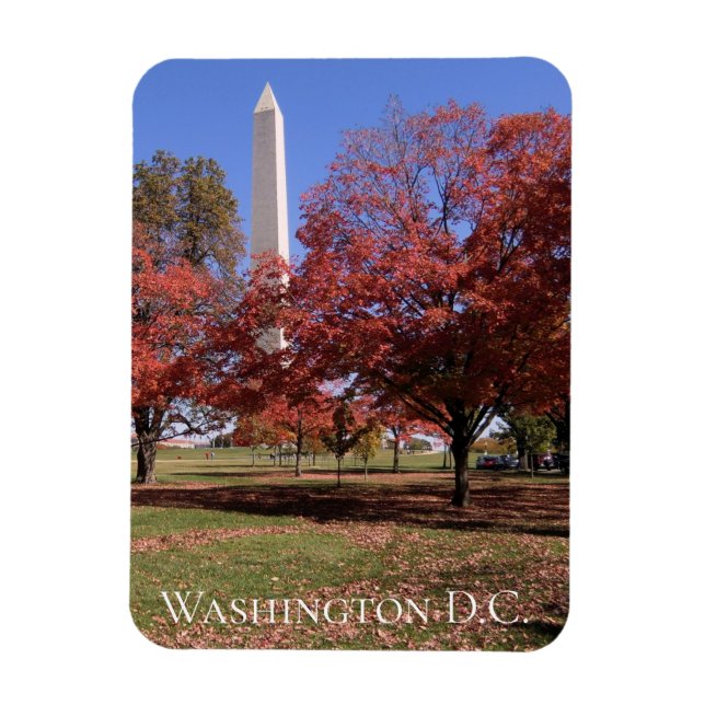 Ímã Scenic Autumn Washington D.C. Souvenir  (Vertical)