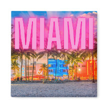 Scenic Neon Miami Waterfront