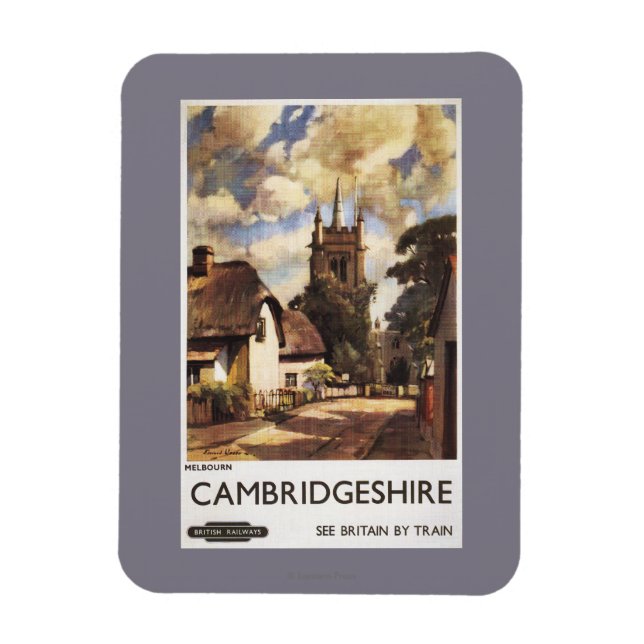 Ímã Scense Country View British Railways Poster (Vertical)