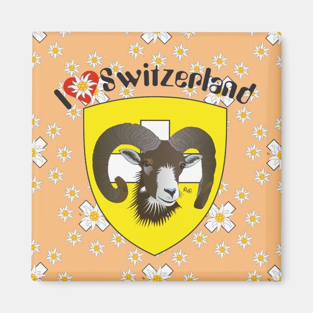 Imã Schaffhausen - Schweiz - Suisse - Svizzera Magnet (Frente)