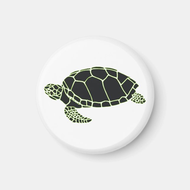 Imã Schildkröte grün schwarz (Frente)