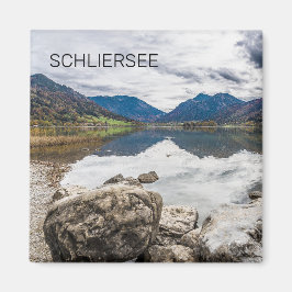 Imã Schliersee Bavaria Lake Alemanha Panorama Souvenir