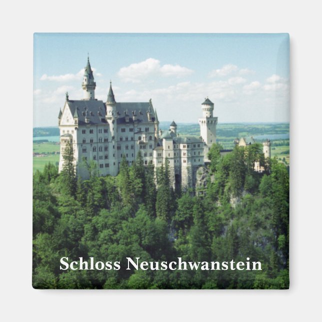 Imã Schloss Neuschwanstein Magnet (Frente)