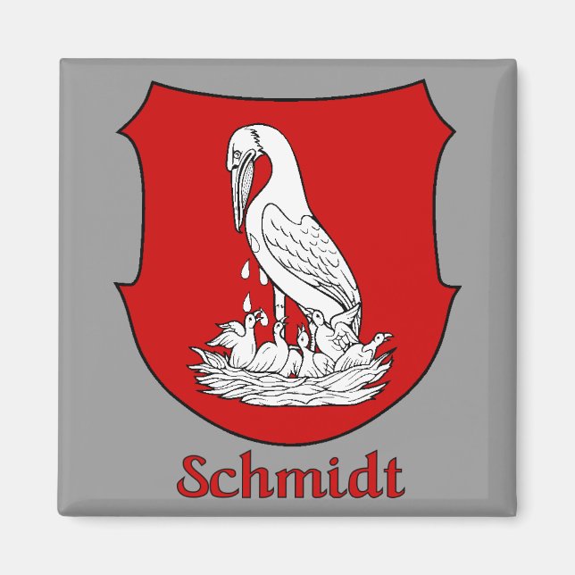 Imã Schmidt Family Shield Magnet (Frente)