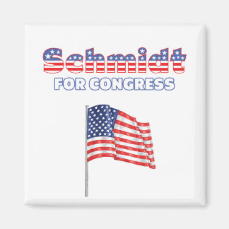 Imã Schmidt para o Congresso Bandeira Patriótica Ameri