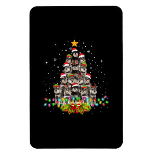 Ímã Schnauzer Cães Árvore Natal Pet Xmas