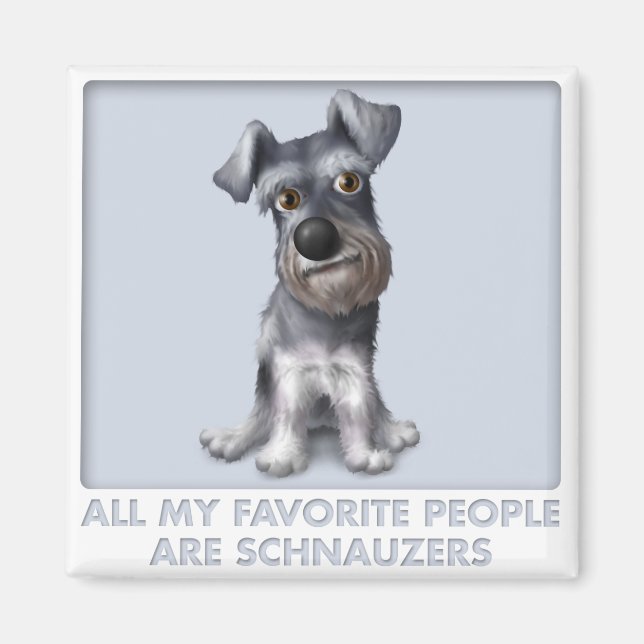 Imã Schnauzer Favorite (Frente)
