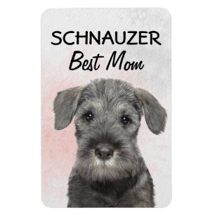 Ímã Schnauzer Melhor Magnet Mãe