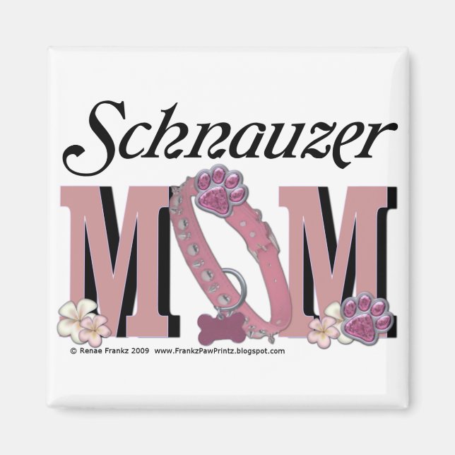 Imã Schnauzer MOM (Frente)