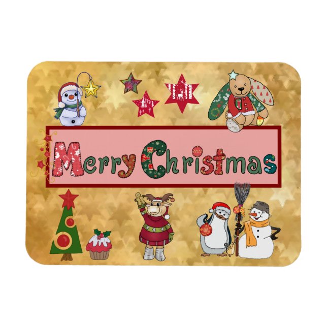 Ímã Schöne Weihnachten (Horizontal)