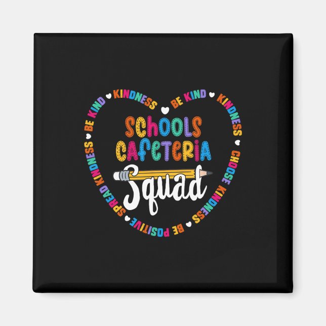 Imã Schools Cafeteria Esquadrão Ck Para Escola Feliz P (Frente)