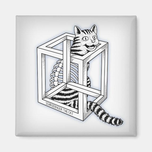 Imã Schrodinger o gato (Frente)