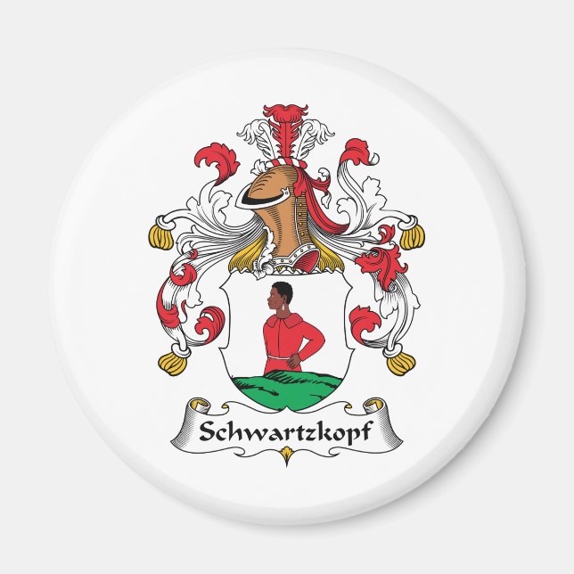 Imã Schwartzkopf Family Crest (Frente)