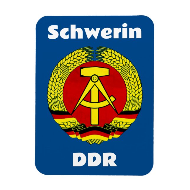 Ímã Schwerin, DDR, Schwerin, Alemanha, Ossi da Alemanh (Vertical)
