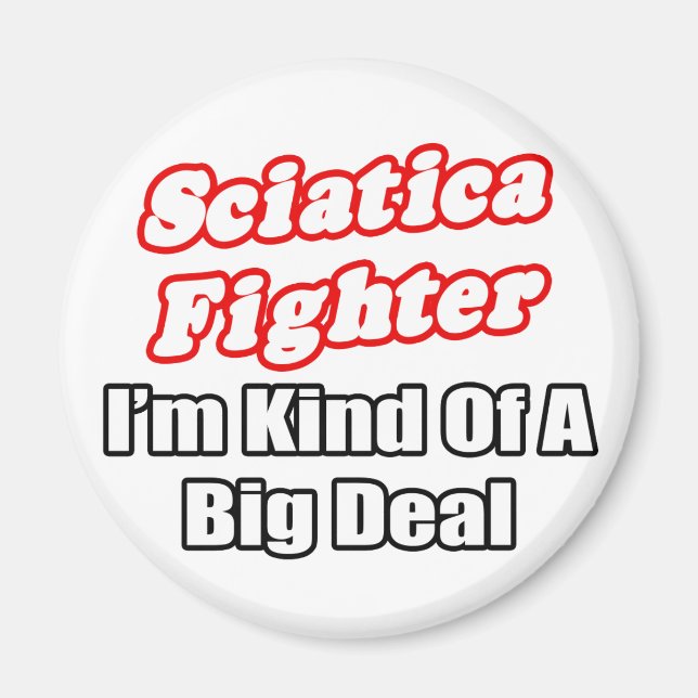 Imã Sciatica Fighter... Grande negócio. (Frente)