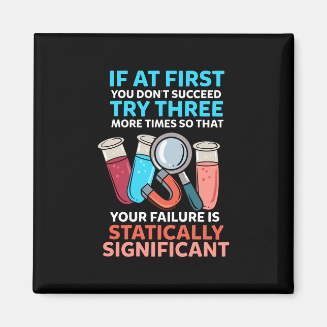 Imã Science Teacher Funny Science (Frente)