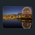 Ímã Science World e CBD refletidos em False Creek,<br><div class="desc">COPYRIGHT David Wall / DanitaDelimont.com | CN02 DWA0002.jpg | Science World e CBD refletidos em False Creek,  Vancouver,  British Columbia,  Canadá</div>