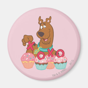 Imã Scooby Doo - Cupcakes Scooby XOXO