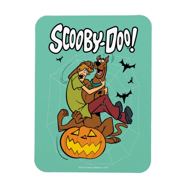 Ímã Scooby-Doo e Shaggy Halloween Fright (Vertical)
