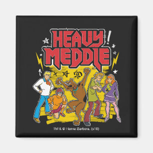 Imã Scooby-Doo Gráfico "Espessa-medalha"
