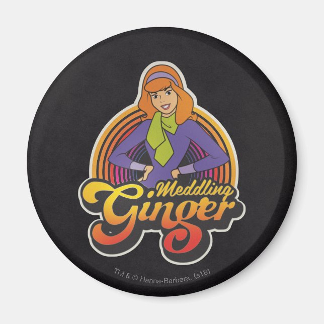 Imã Scooby-Doo | "Meddling Ginger" Daphne (Frente)