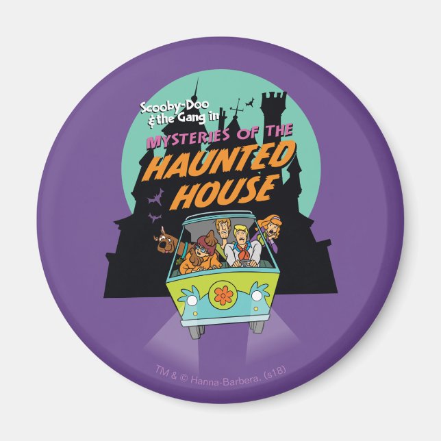 Imã Scooby-Doo "Mysteries Of The Haunted House" (Frente)