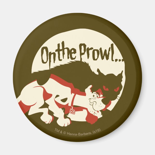 Imã Scooby-Doo "On The Prowl" (Frente)