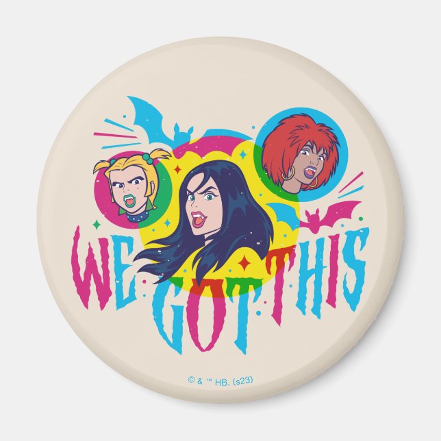 Imã Scooby-Doo | Raparigas Hex Temos Isto (Frente)