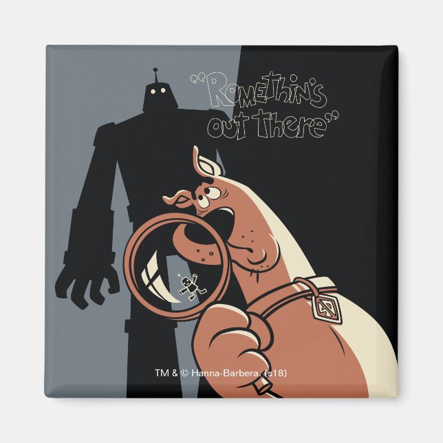 Imã Scooby-Doo "Romethin está lá fora" (Frente)