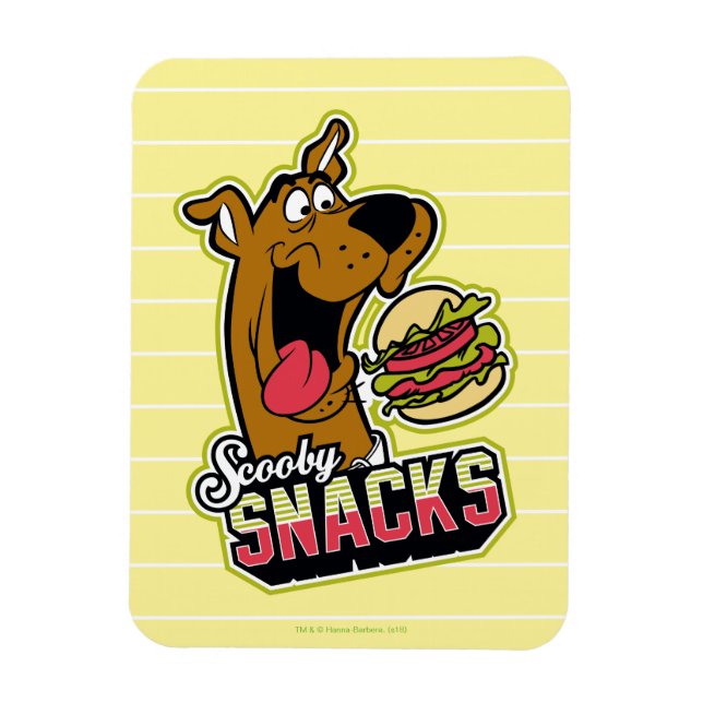 Ímã Scooby-Doo "Scooby Snacks" Logo (Vertical)