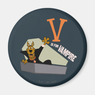 Imã Scooby-Doo   V é para Vampiro