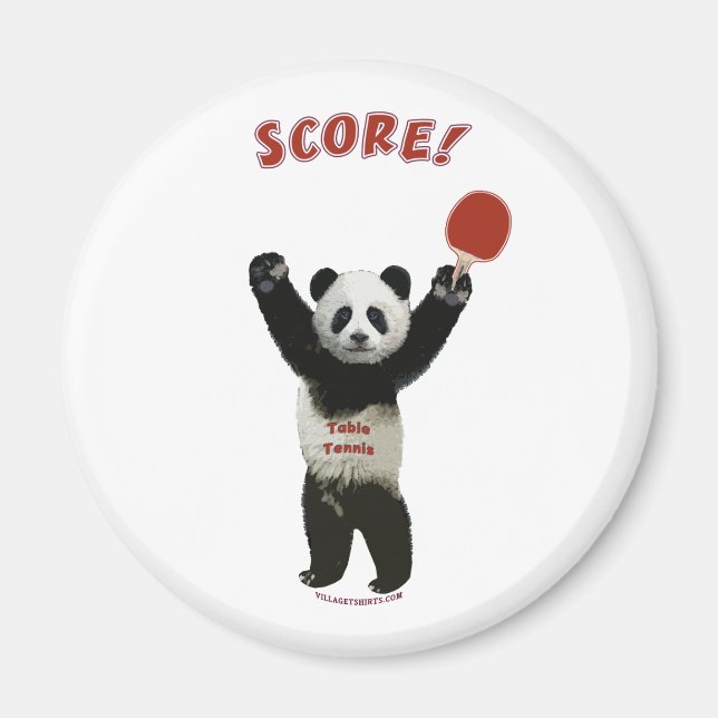 Imã Score Panda Ping Pong (Frente)