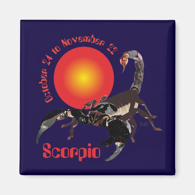 Imã Scorpio de 24 de outubro a 22 de novembro (Frente)