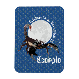 Ímã Scorpio Oct. 24 to Nov. 22 Premium Flexi íman