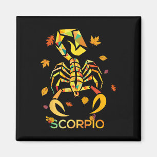 Imã Scorpio Zodiac Fall Scorpion Aniversário