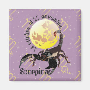 Imã Scorpione 24 al ottobre 22 íman novembre
