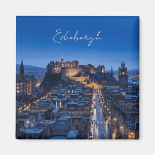Imã Scotland Edinburgh Castle Night