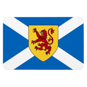 Ímã Scotland Flag Magnet - Cross & Lion
