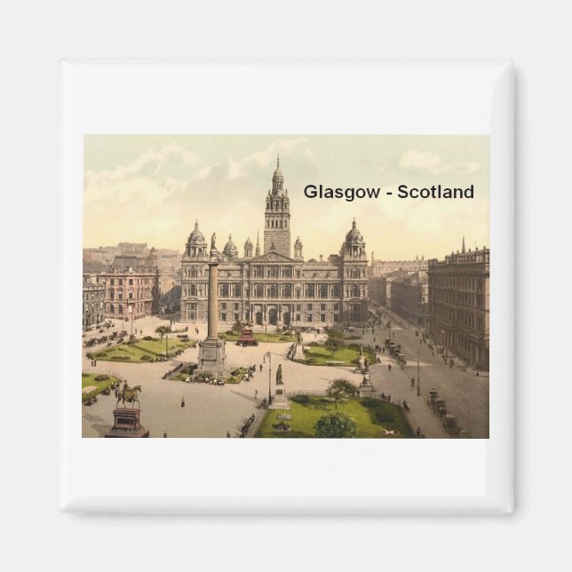 Imã Scotland Glasgow George Square (Rua.K.) (Frente)