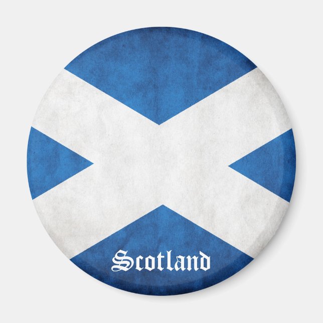 Imã Scotland Grunge Flag (Frente)