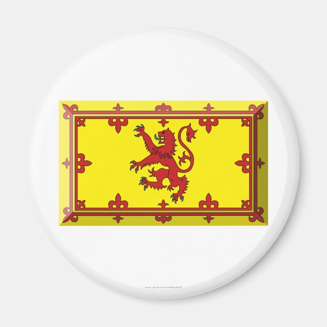 Imã Scotland Lion Flag Jewel (Frente)