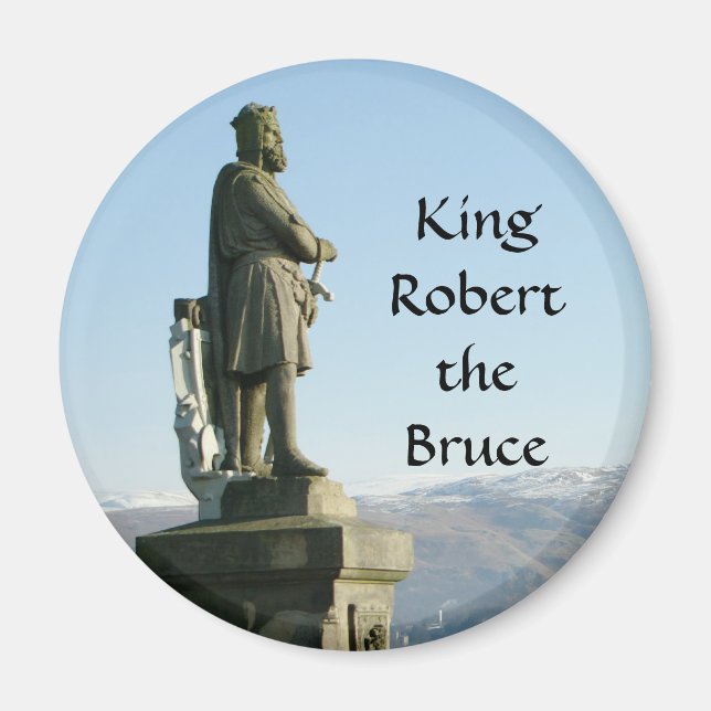 Imã Scotland Stirling King Robert the Bruce (Frente)