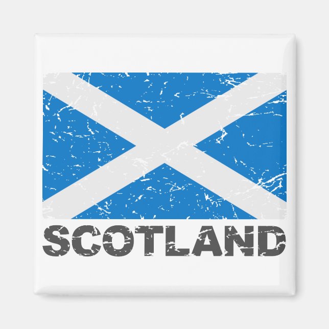 Imã Scotland Vintage Flag (Frente)