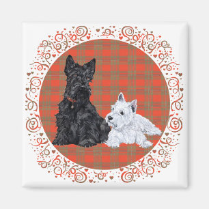 Imã Scottie Adulto & Filhote Westie