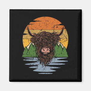 Imã Scottish Highland Cattle