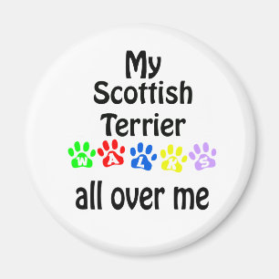 Imã Scottish Terrier Walks Design