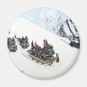 Imã Scottish Terriers Sledim