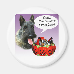 Imã ScottishTerrier Halloween Candy