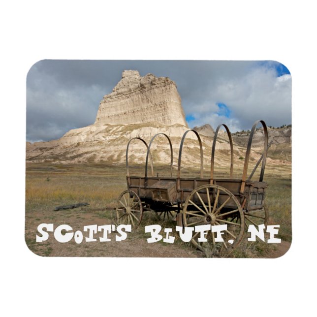 Ímã Scott's Bluff no atual Nebraska (Horizontal)