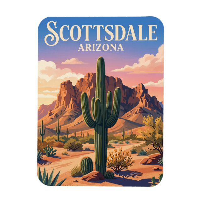 Ímã Scottsdale Arizona (Vertical)